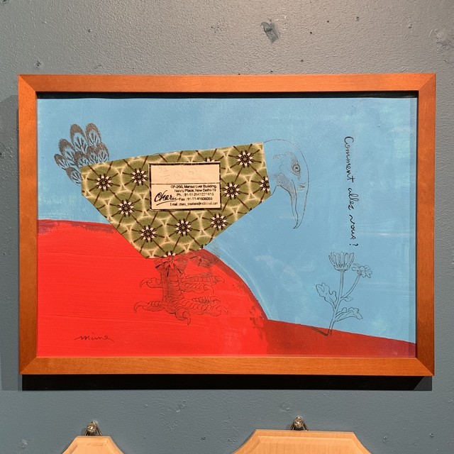 鹿子木美 / 原画「comment allez vous?」