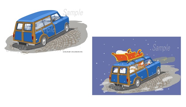 イラスト ミニ カントリーマン A3サイズ Osamart