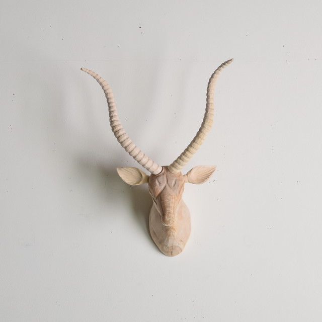 Wood Animal Head Gazelle アニマルヘッド ガゼル Apartment Online Store