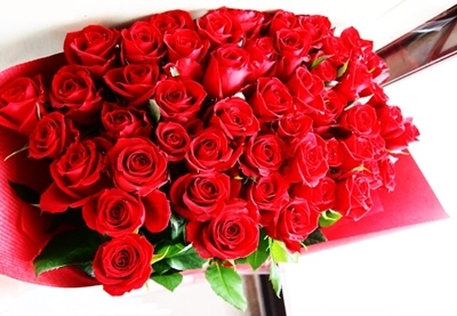 赤バラの花束40本 要予約 兵庫県丹波篠山市へお届けします しぶや花店