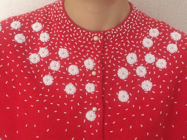 ビーズ刺繍カーディガン Fusa