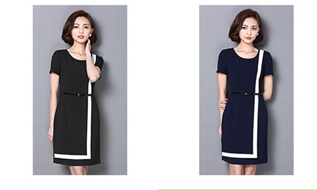 半袖ワンピース フォーマルワンピース 通勤 Ol オフィス 秋新作 秋冬 Cn0318 ワンピの里