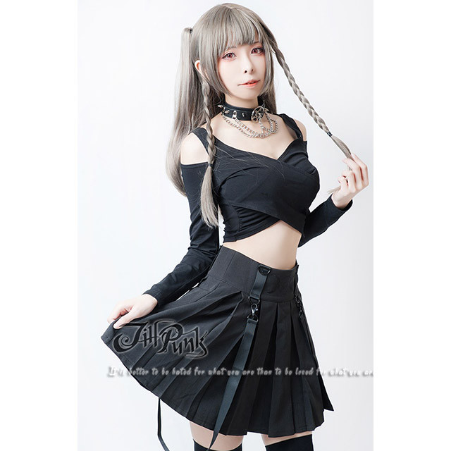 在庫限り 完売次第終了ぽっきりsale ゴスロリファッション 服 V系 ファッション レディース トップス Tシャツ カットソー T001 Haln03 通販限定 Syber Technology Com