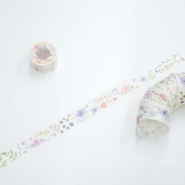 花柄4 マスキングテープ 幅30mm Fancy Goods Shop