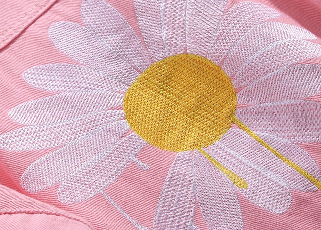 お取り寄せ商品 デニムジャケット ジージャン アウター ジャケット デイジー 花柄 パステル 原宿 ゆめかわいい カジュアル おしゃれ レディース 秋 冬 春 Candy Melts