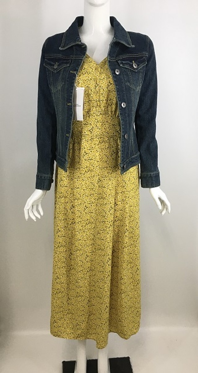 高見え小花柄ワンピースコーデ レディース２点セットまとめ売り Gu Jayro White サイズm 226 タグ付きの古着屋