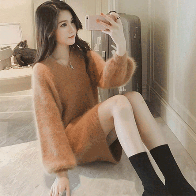 ふわふわニットワンピース 2 Ldk