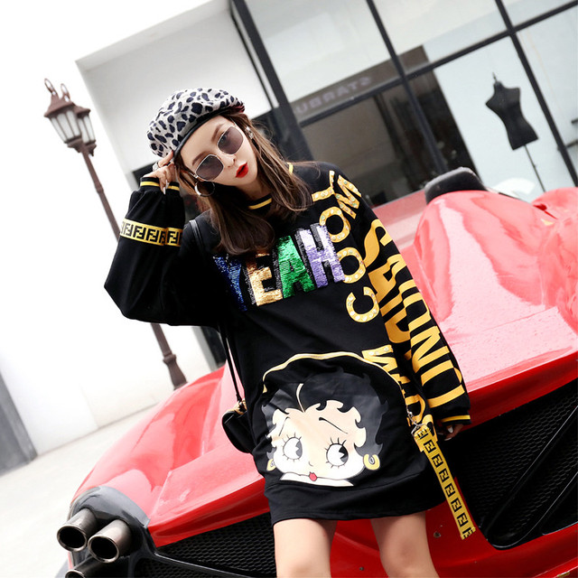 インポート ベティちゃんブラックワンピース All Piece