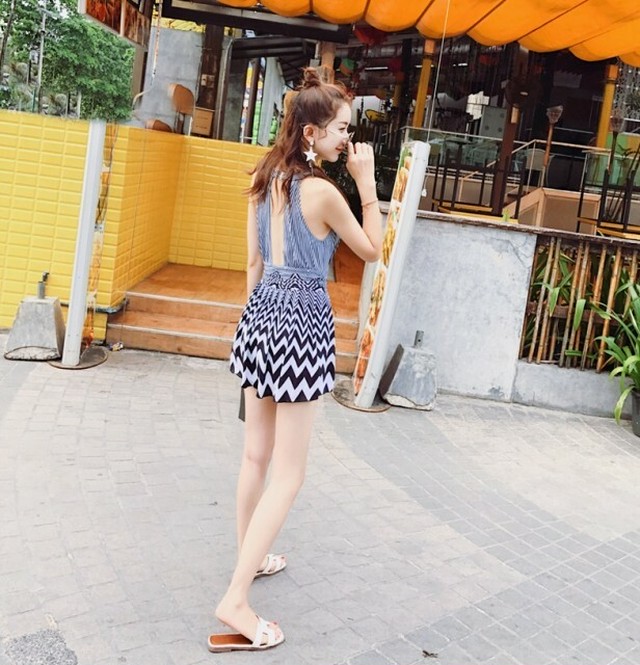 新作saleセール30 Off ワンピース水着 バックオープン レース リボン チラ見せ 白 還元祭 Studenjoy Com