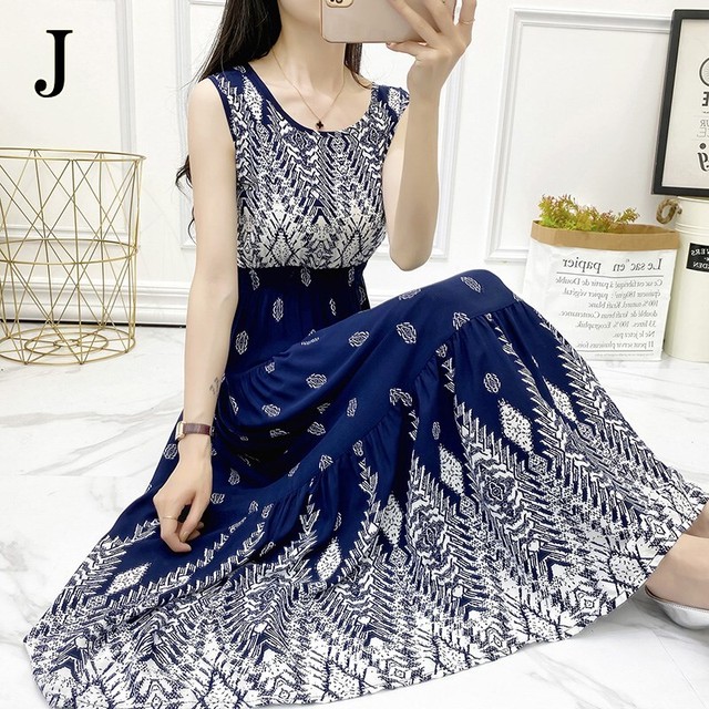 選べる18種類 ノースリーブロング丈ワンピース 選べる 総柄 ゆったり 楽ちん リラックス 春 夏 大人 デート お出かけ 旅行 女子会 韓国ファッション オルチャン 可愛い おしゃれ レディース Fa901 Musubi Me 韓国 オルチャン レディースファッションのお店