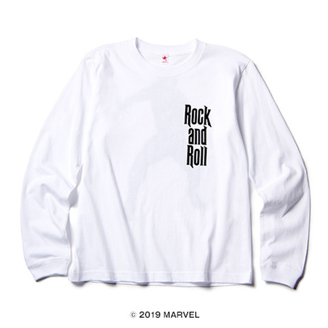 BLACK PANTHER LONG SLEEVE T WHITE ブラックパンサー ロングスリーブT ホワイト / rockin'star ( ロッキンスター )