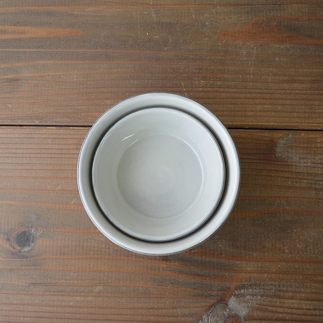 青い水玉の小鉢 小