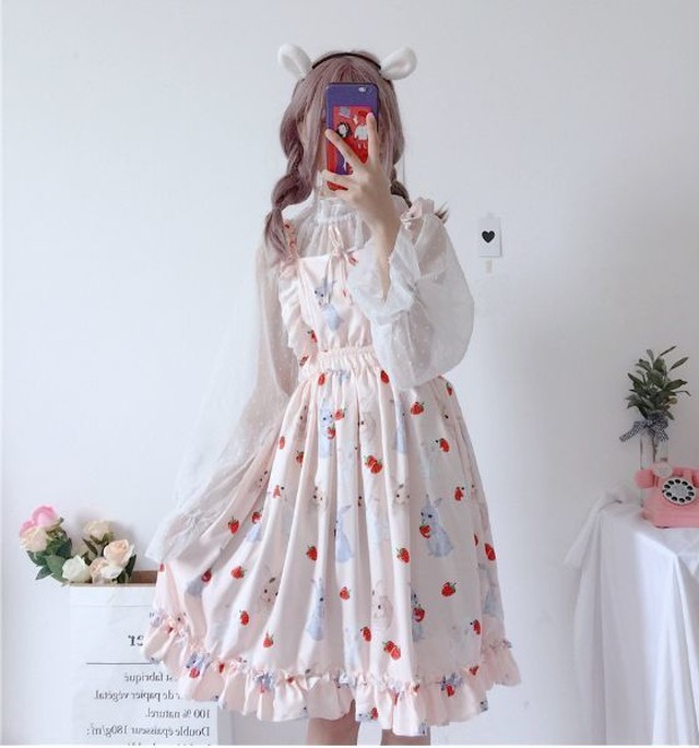 大人気 ゆめかわいいメルヘンチックなアニマルデザインのワンピース Tsumugustore