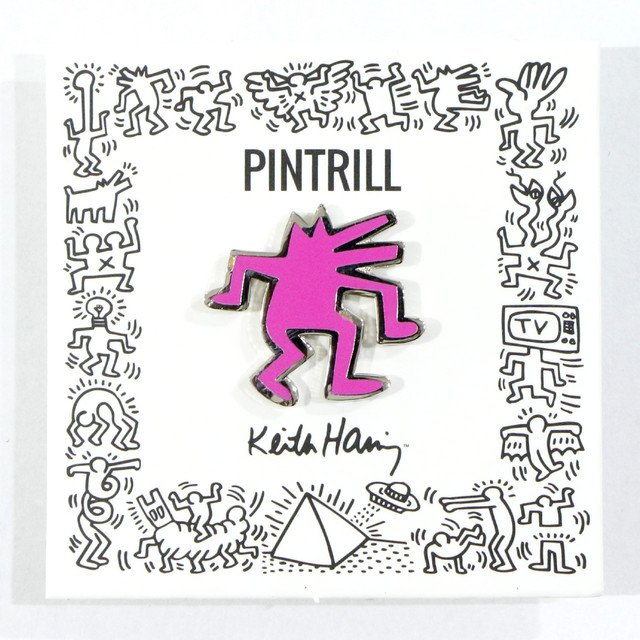 Keith Haring Dancing Dog Pin Invisiblestore