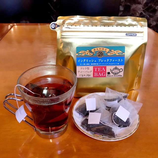 イングリッシュブレックファースト ティーバッグ Asoオリジナルブレンド紅茶 麻生珈琲店 Aso Coffee
