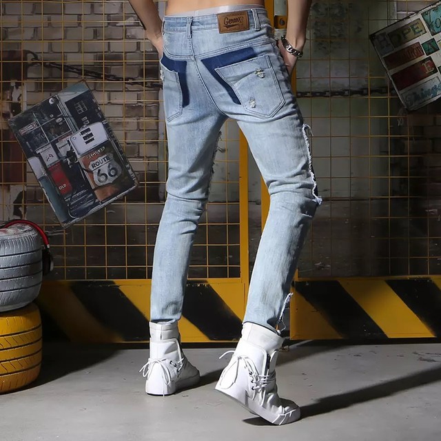 髪型 エレガントかっこいい デニム メンズ