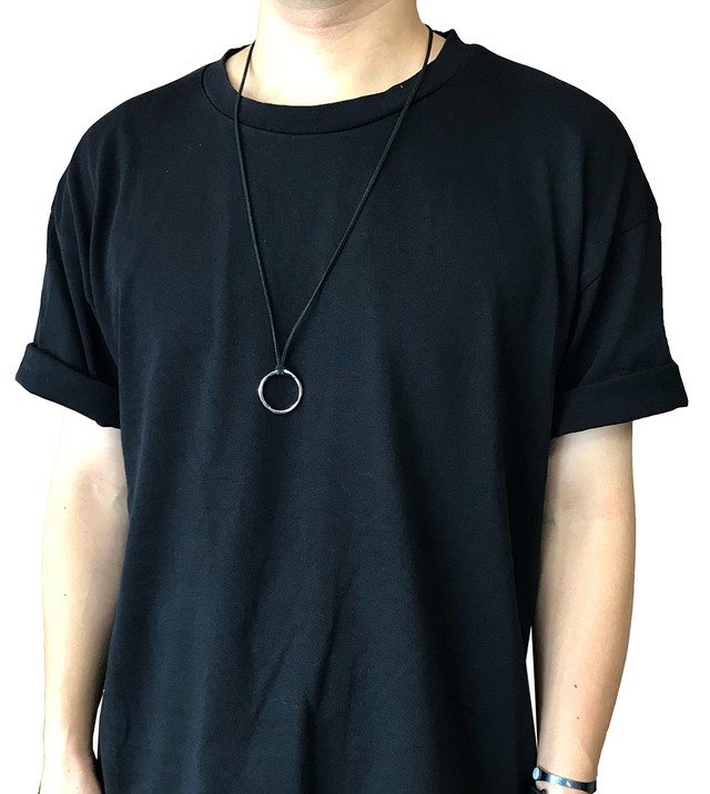 S W P リング シンプル メタル メンズ ロング ネックレス メガネホルダー Swpn 001a Springs