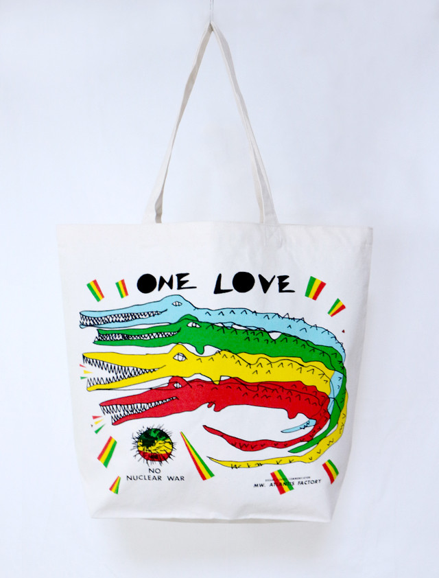 ONE LOVE canvas eco bag