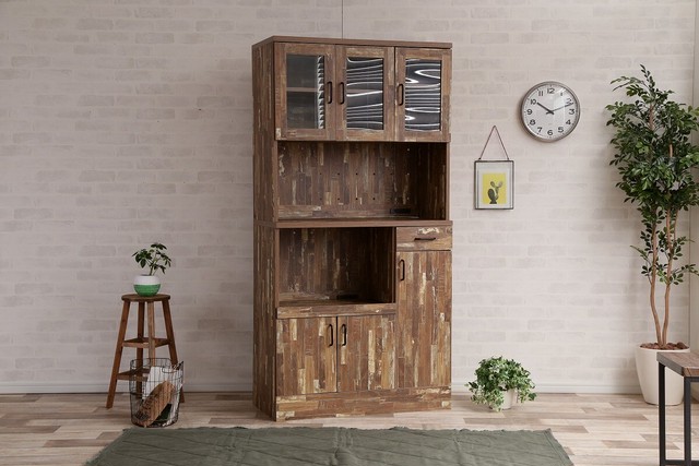 CAVA Kitchen shelf / 西海岸ヴィンテージスタイル カヴァ キッチンシェルフ
