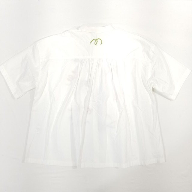 L Atelier Du Savon くるくるリボン 刺繍 半袖シャツ アトリエ ドゥ サボン 都町の古着屋 Charkha Bazaar チャルカバザール