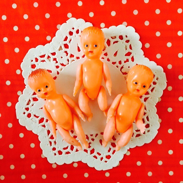 昭和レトロ 赤ちゃん人形 3体セット ケダマヤ商店