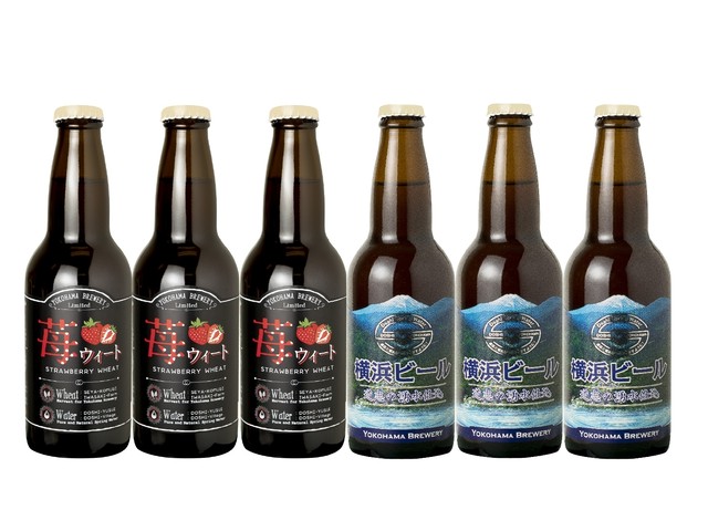 【春限定】 苺ウィート・道志の湧水仕込 各3本 6本セット