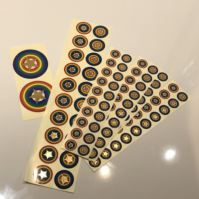 宇宙パワーシール 大1対 中1枚 小4枚 アソートセット 隕石直売所 Bigbang 横浜中華街店 オンラインショップ