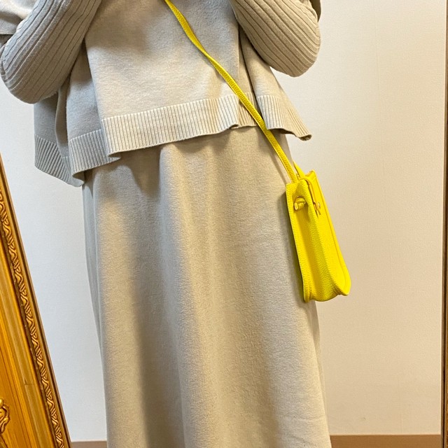 パンチングスマイルポシェット アクセントカラー Bloomingnet パンチングスマイルポシェット アクセントカラー Bloomingnet