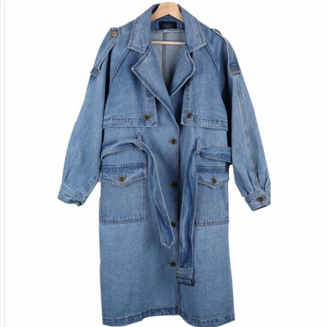大人カジュアル レディース 春服 トップス デニム コート レディース ロングコート チェスターコート ベルト ジャケット 通勤 アウター Basecamp49