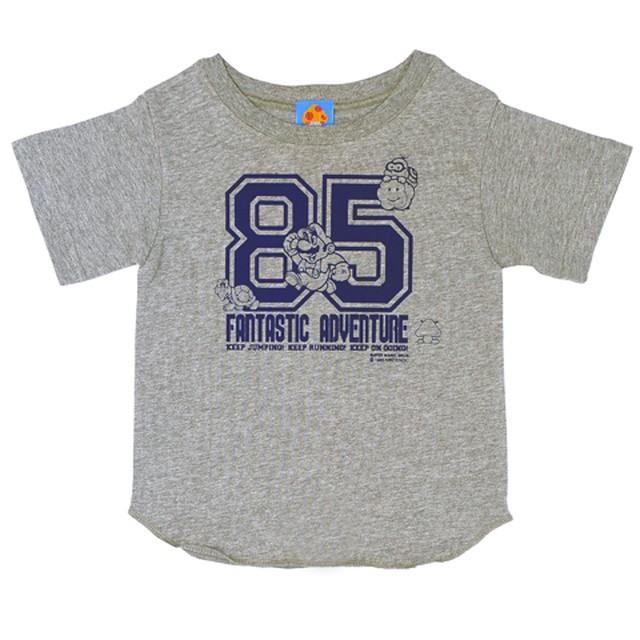 KOG Jr. キッズ マリオナンバリング Tシャツ(グレー) / THE KING OF GAMES