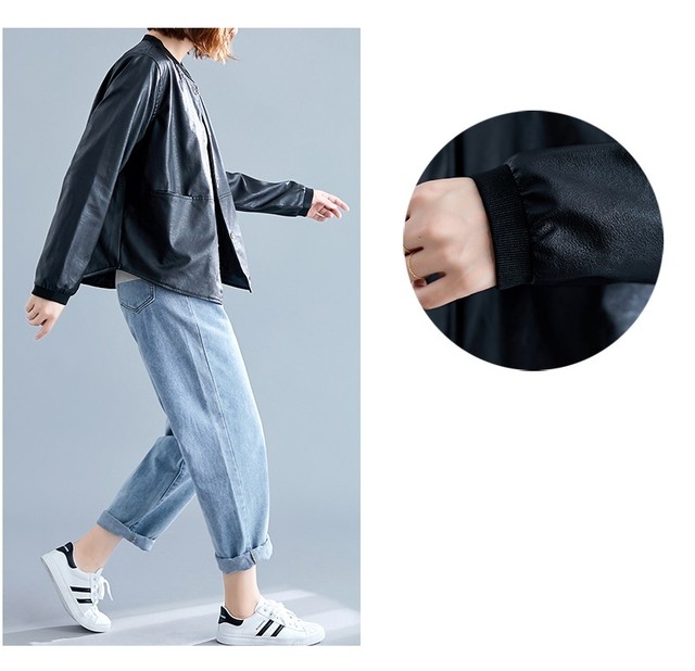 インナーに着こんでもok 合皮ジャケット アウター レザージャケット ジャケット フェイクレザーバイカーブルゾン グランジ ダブル シングル レディース アウター レザーライダース 秋冬 韓国レディース キッズファッション Londonbridge ロンドンブリッジ