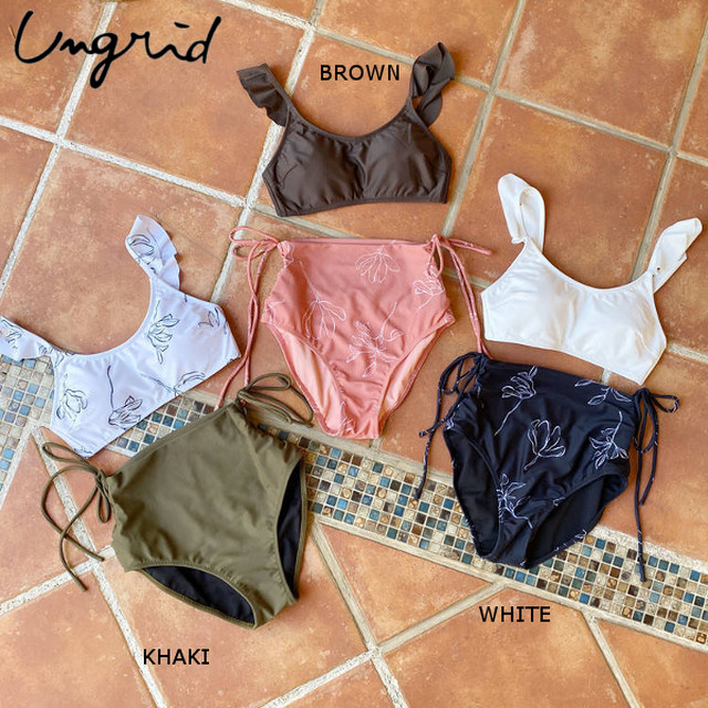 Ungrid アングリッド Fiona Swim Wear フィオナスイムウェア 水着 Blue Lotus