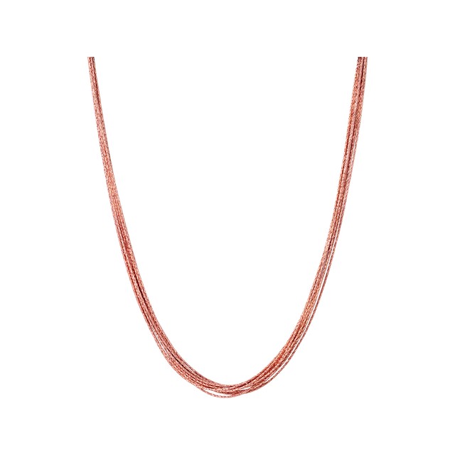 エッセンシャル 10連 シルクネックレス ¥39,600↓