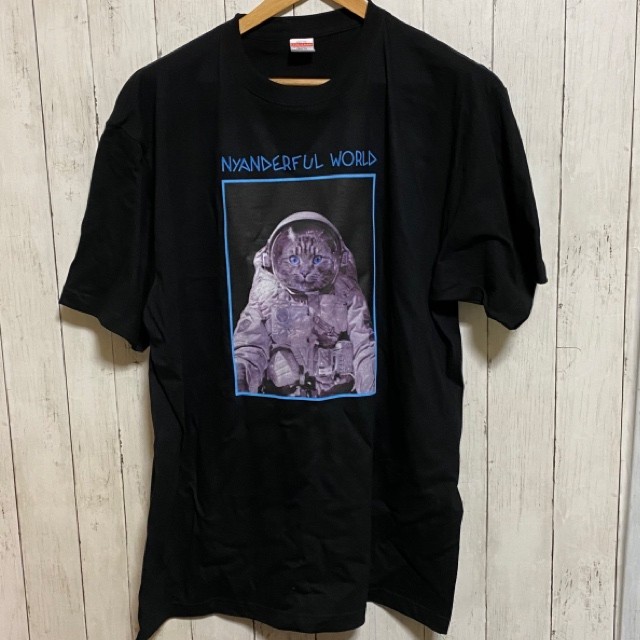 Cat 猫 宇宙飛行士 ニャンダフルワールド Tシャツ シャツ Attaboy