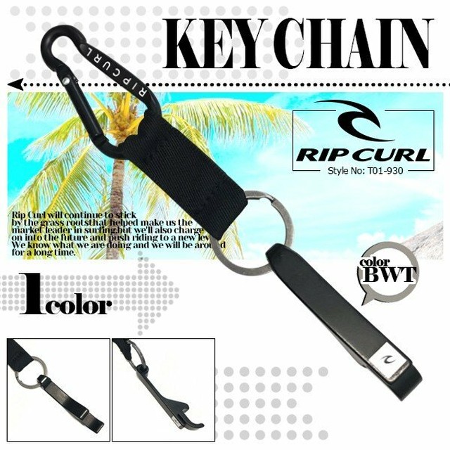 T01 930 リップカール 人気ブランド おしゃれ キーチェーンアソート オープナー 栓抜き プレゼント Rip Curl Key Chain Assort Beachdays Okinawa