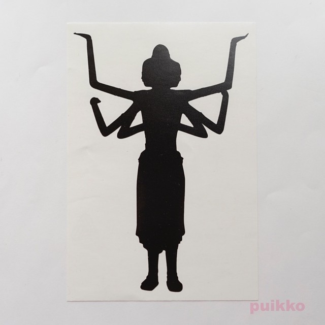 ステッカー 阿修羅像 Puikko