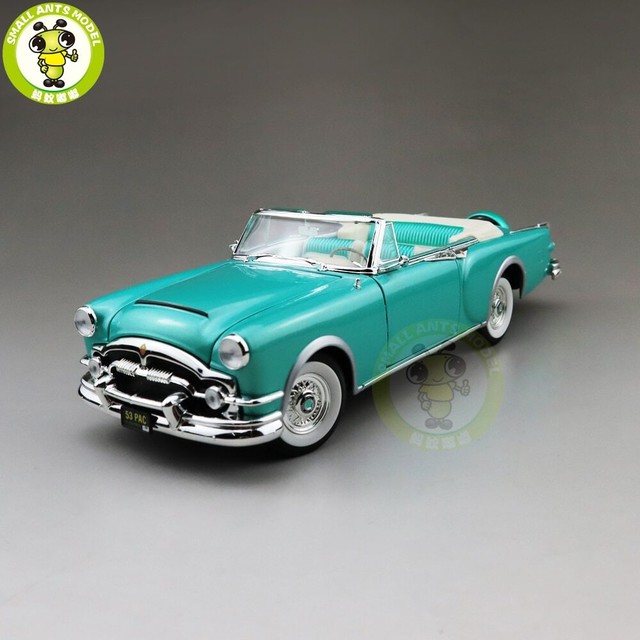 1 18 1953 Packard Caribbean コンバーチブル パーソナルラグジュアリーカー アメ車 緑 グリーン ミニカー モデルカー ダイキャストカー Hachinohe Base 1518