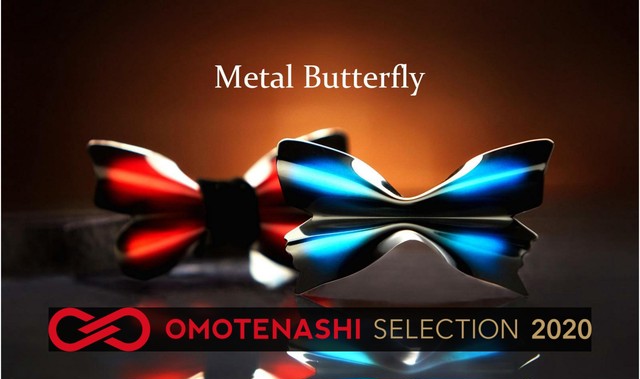 金属製蝶ネクタイ Metal Butterfly