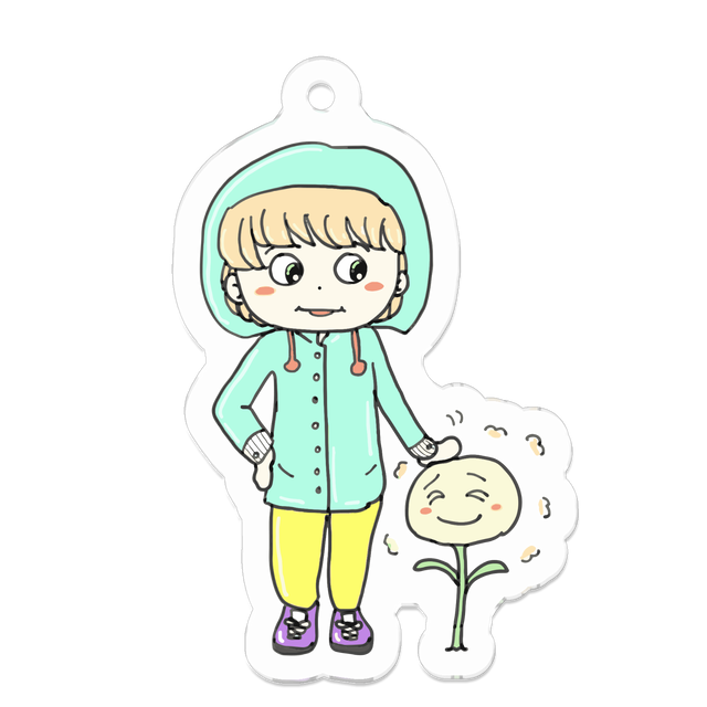 「コロンくんとポンポポ」アクリルキーホルダー