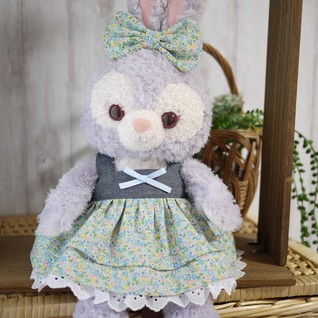 サマードレス ワンピース ダンガリー 花柄 ステラルー すぷりんshop