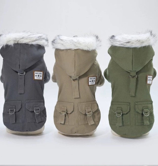 ミリタリーデザイン ジャケット 3色 Milian ペット用品