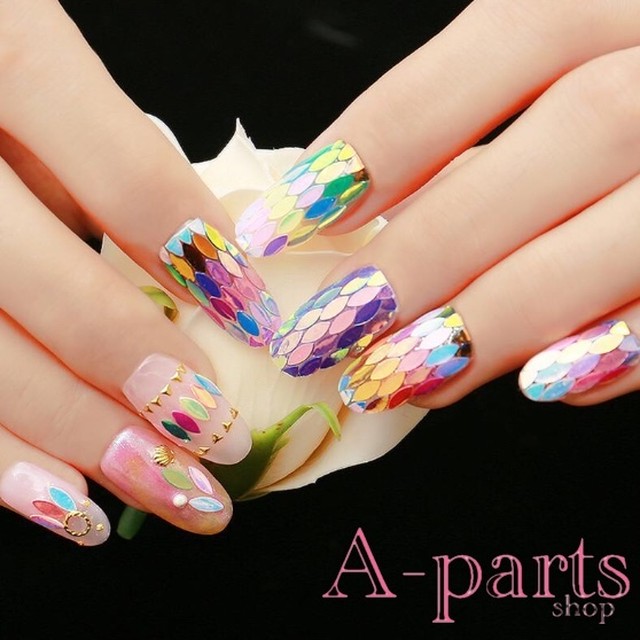 リーフホログラム オーロラグリーン A Parts Shop