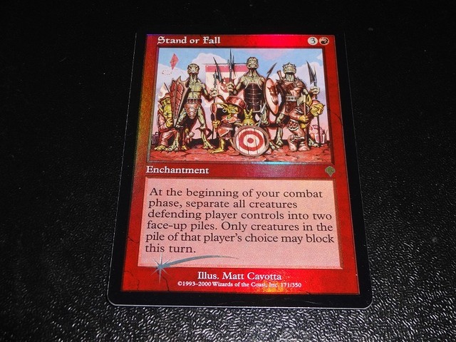 Foil 立つか転ぶか Stand Or Fall 英語版 Mtg Mtg Foil専門店 フルコンプ