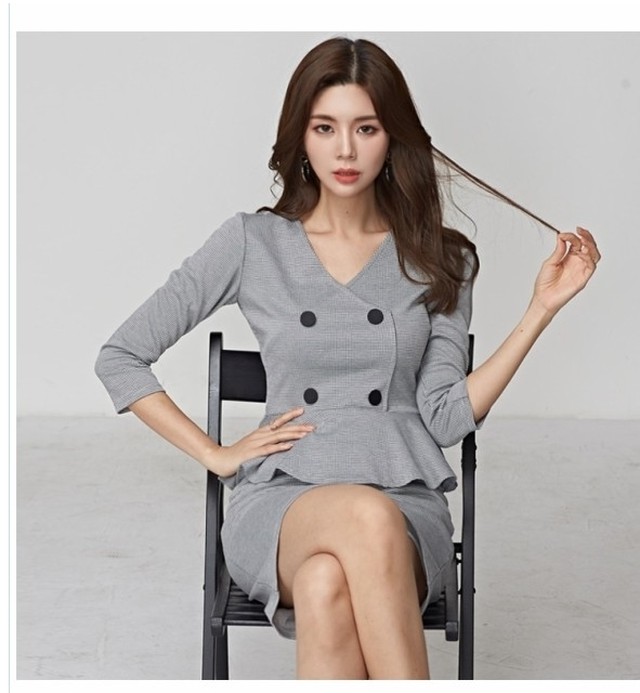 セレブ風 ワンピース 韓国 ファッション レディース ワンピース パーティードレス ショート ミニ丈 秋 冬 パーティー ブライダル 結婚式 Basecamp49