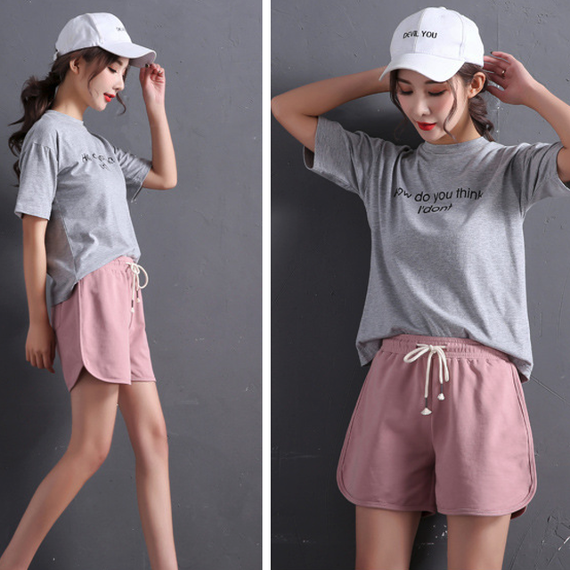 夏 ショーツ 薄 緩やか ハーラン スポーツ ズボン 都市 カジュアル ホットパンツ パンツ 女の子 ビーチ レディース 18 B9 Leaflower 001 リーフラワー レディースファッション専門店