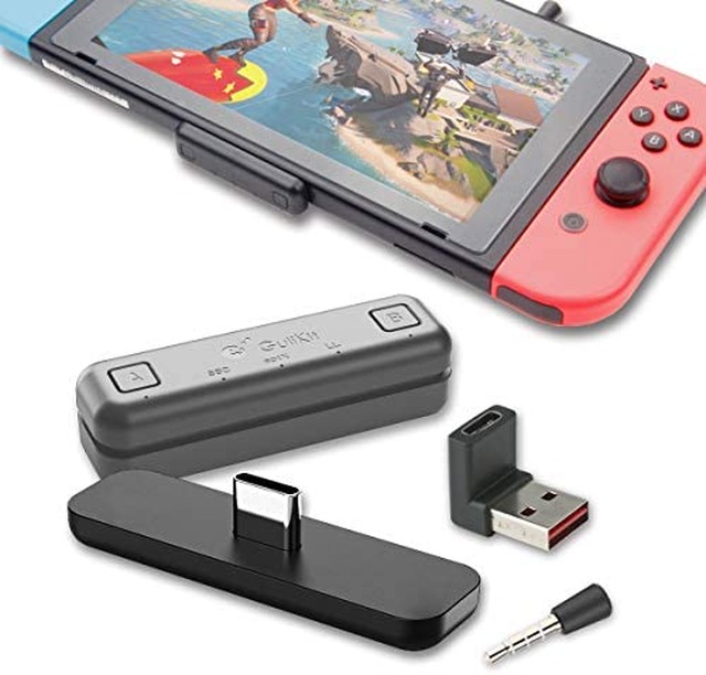 Jpcs Gulikit Switch Bluetooth オーディオアダプター Switch Ps4 Switch Lite Ps5 用 Bluetoothアダプタートランスミッター Aptx遅延なし 無線 Bth Usb C端子 Bluetoothイヤホンレシーバー ボイスチャット Az Japan Classic Store