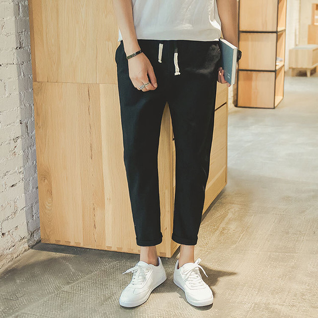 New Wisdom 天然リネン９分丈パンツ メンズパンツ 肌に優しい 6colors Newwisdom 代 30代 40代の大人ファッション 通販 レディース メンズ ニューウィズダム