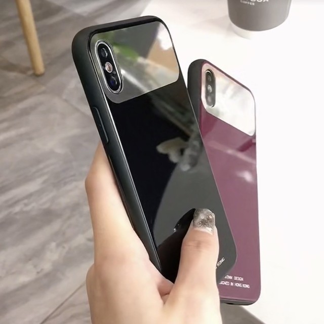 ミラー付き 鏡 Iphoneケース Iphoneカバー スマホケース 人気 韓国 流行り 海外 ハードケース シンプル Ashop Iphoneケース アクセサリー ファッション