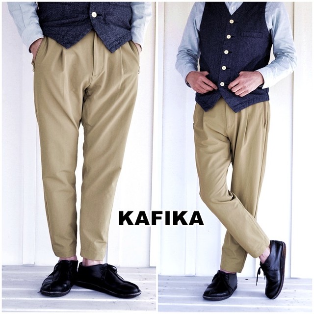 Kafika カフィカ Kfk115 トラウザー パンツ ラウンジ タック