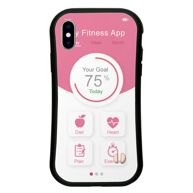 即納 Iphoneケース おしゃれ ハイブリット ケース スポーツスポーツ フィットネス ダイエット 大人おしゃれ 強化ガラス ストラップホール付き スマホケースと雑貨の店 Happy Hit